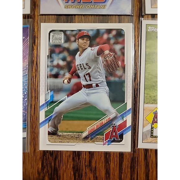 Shohei Ohtani Baseball Card Lot of 9 Cards Los Angeles Angels Dodgers Topps - Picture 9 of 12